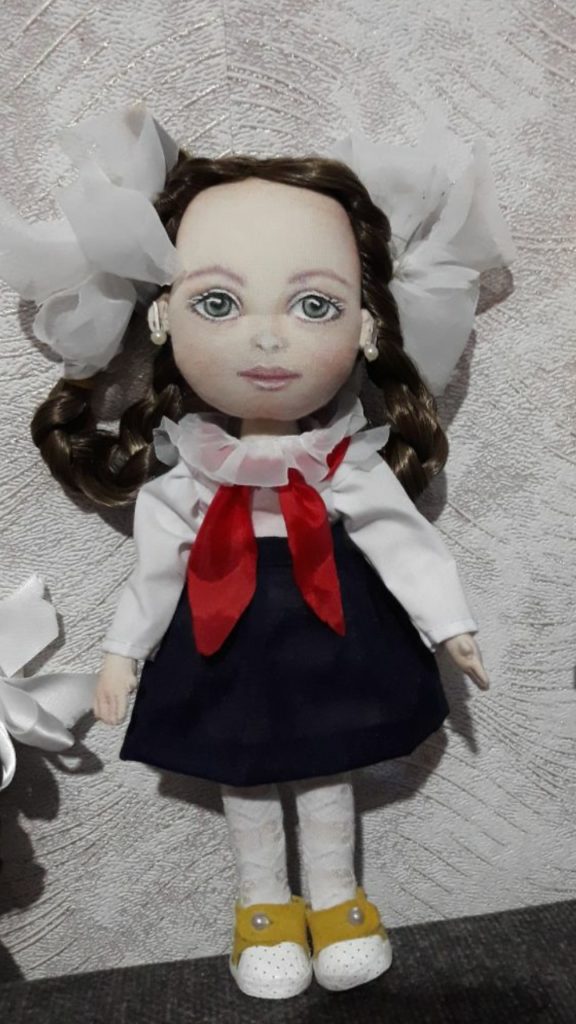 Кукла текстильная по фото. Кукла Люда.